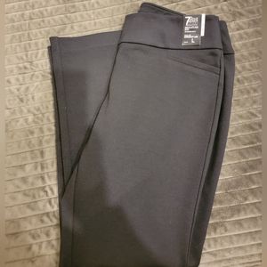 NY&Company Large Petite Pull-on Straight Leg Ponte Pants